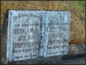 Hoffmann, Herman and Christina (nee thomsen)