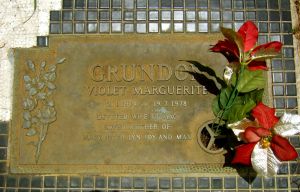 Grundon, Violet Marguerite (Mrs)