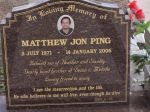 Mathew Jon Ping died 14th January 2006