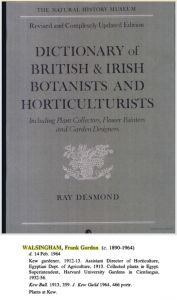 'Dictionary of British & Irish Botanists and Horticulturalists', 1994