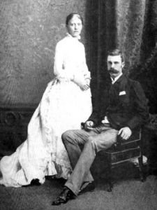 Lillian Frances Bowler with her husband Francis Alleyn Edols