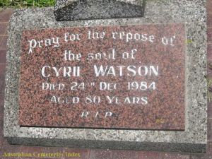 Cyril Watson