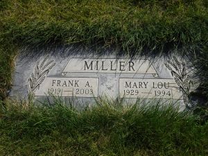  Frank A. and Mary Lou Miller
