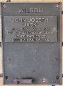 Jack John Joseph  Wilson